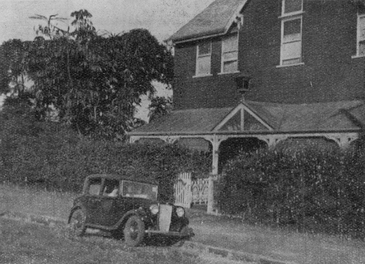 Picture of the first car purchased by Anglicare Southern Queensland in 1935.