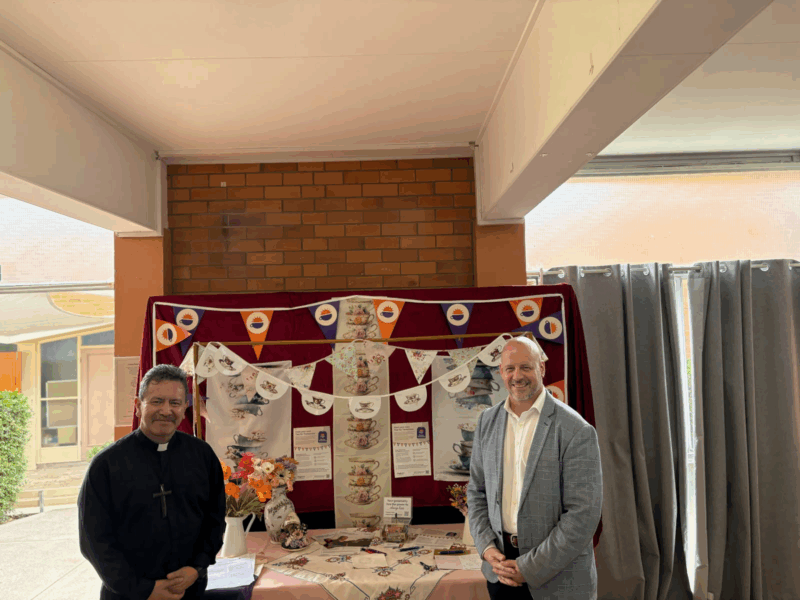 Reverend Morris Rangiwai (left) and Stephen Harrison (right)