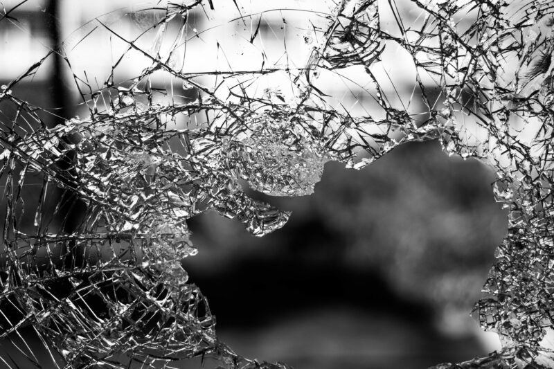 shattered glass