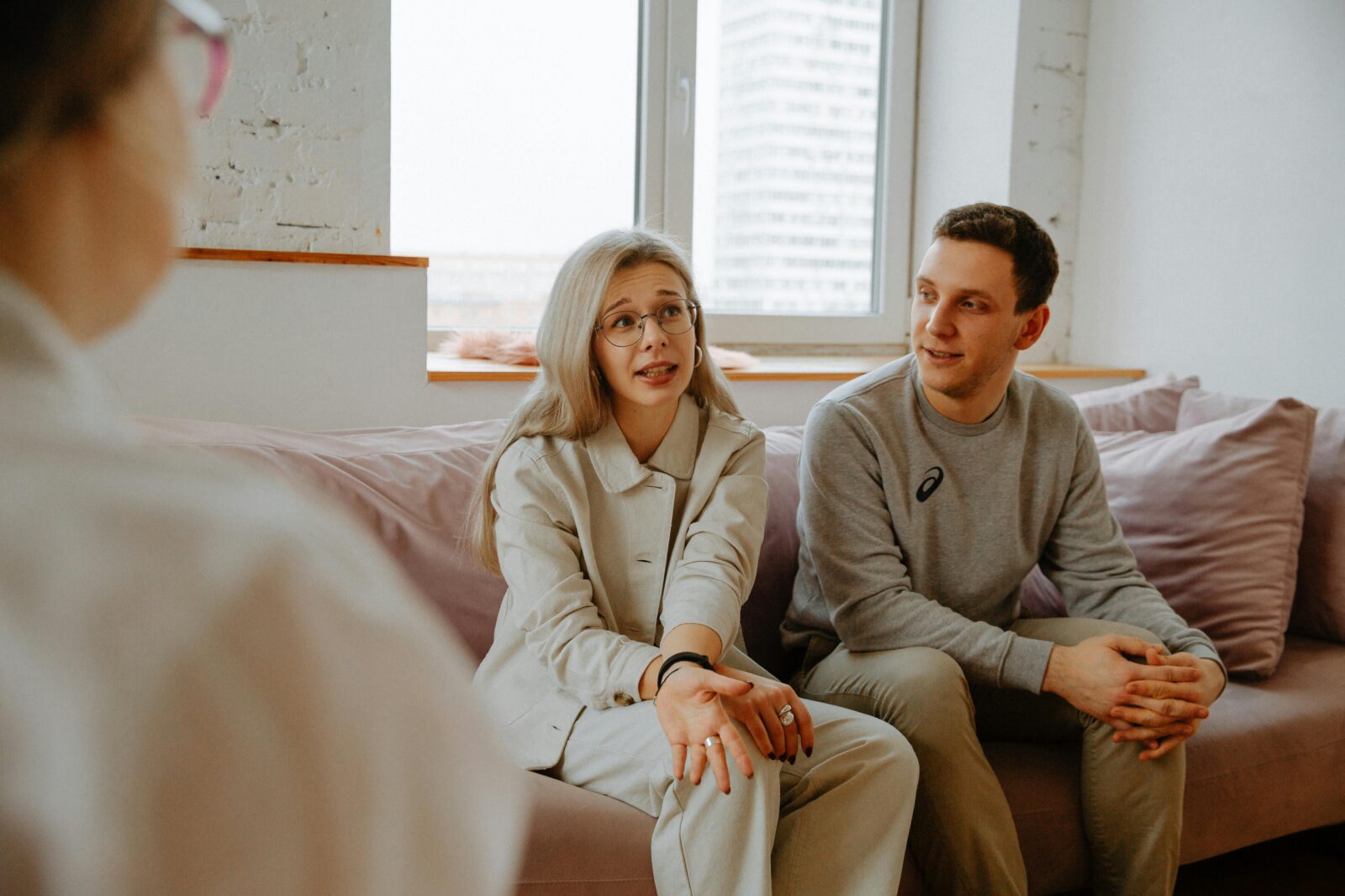 Couples counselling session