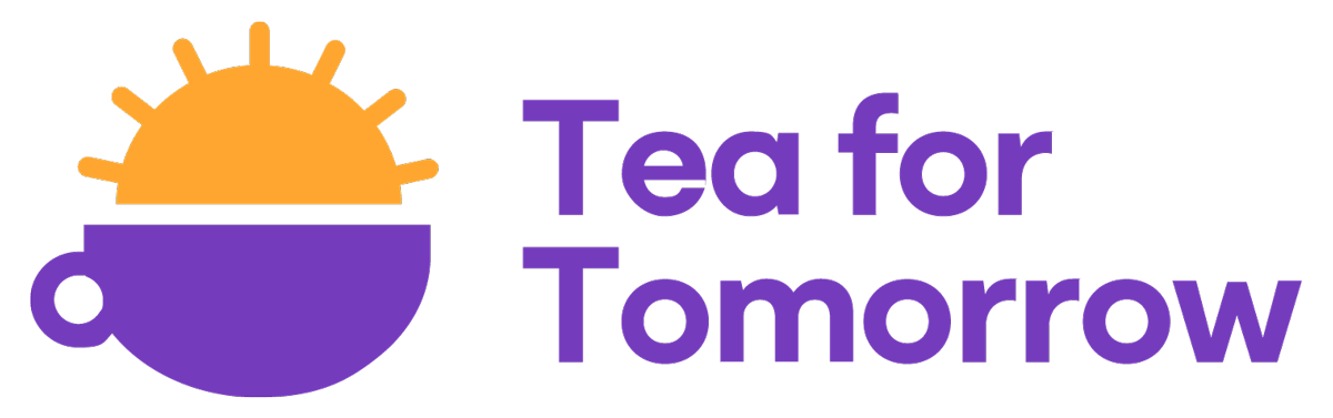 Tea for Tomorrow logo.