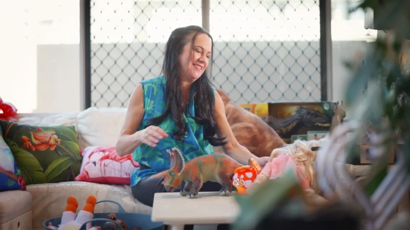 Tiana, a foster carer with Anglicare Southern Queensland