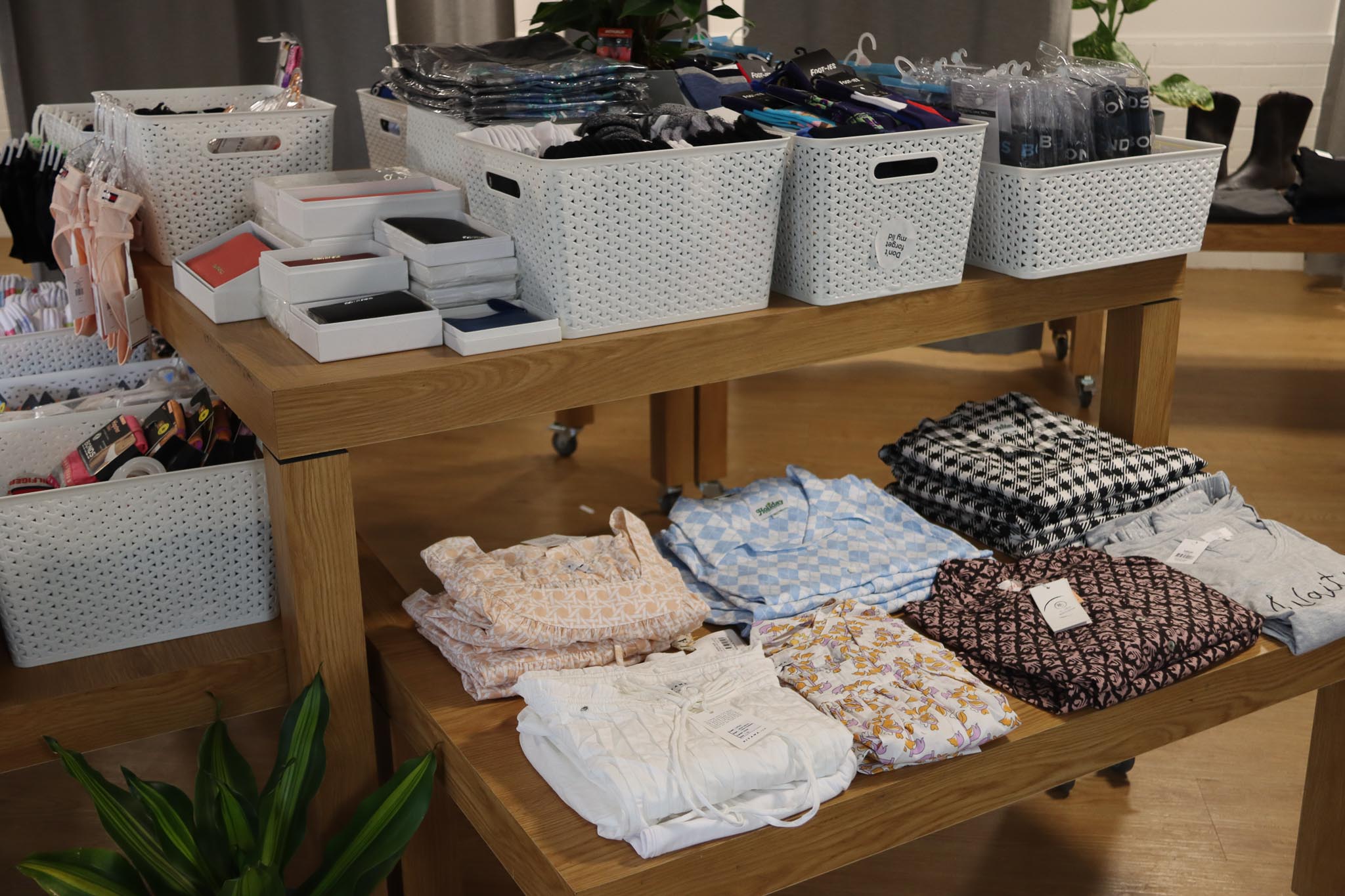 Pictured are some more clothes in the clothing hub.