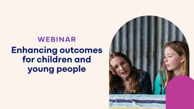 Web - Enchancing outcomes for children and young people Anglicare event