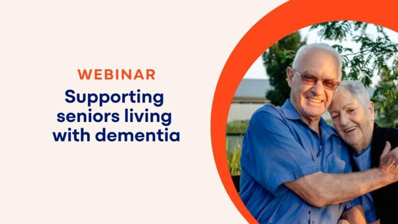 Supporting seniors living with dementia Anglicare event