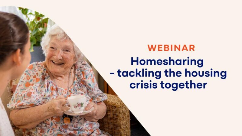 Homeshare tackling the housing crisis event Anglicare