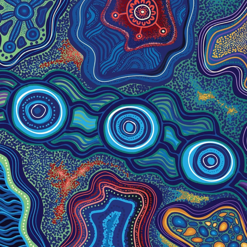 Anglicare Southern Queensland's Corporate First Nations artwork.