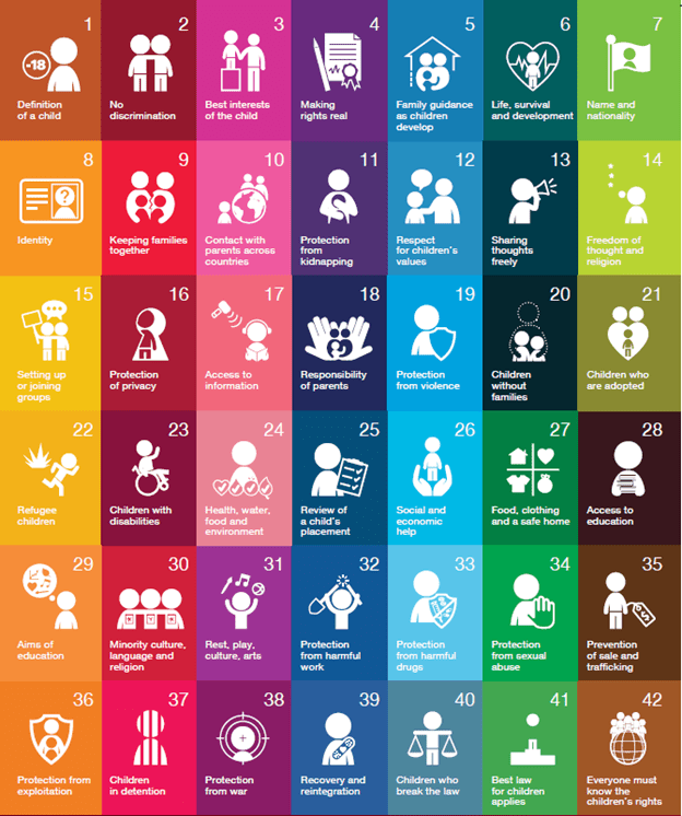 Convention on the Rights of the Child. 42 Human Rights - Human Rights Day