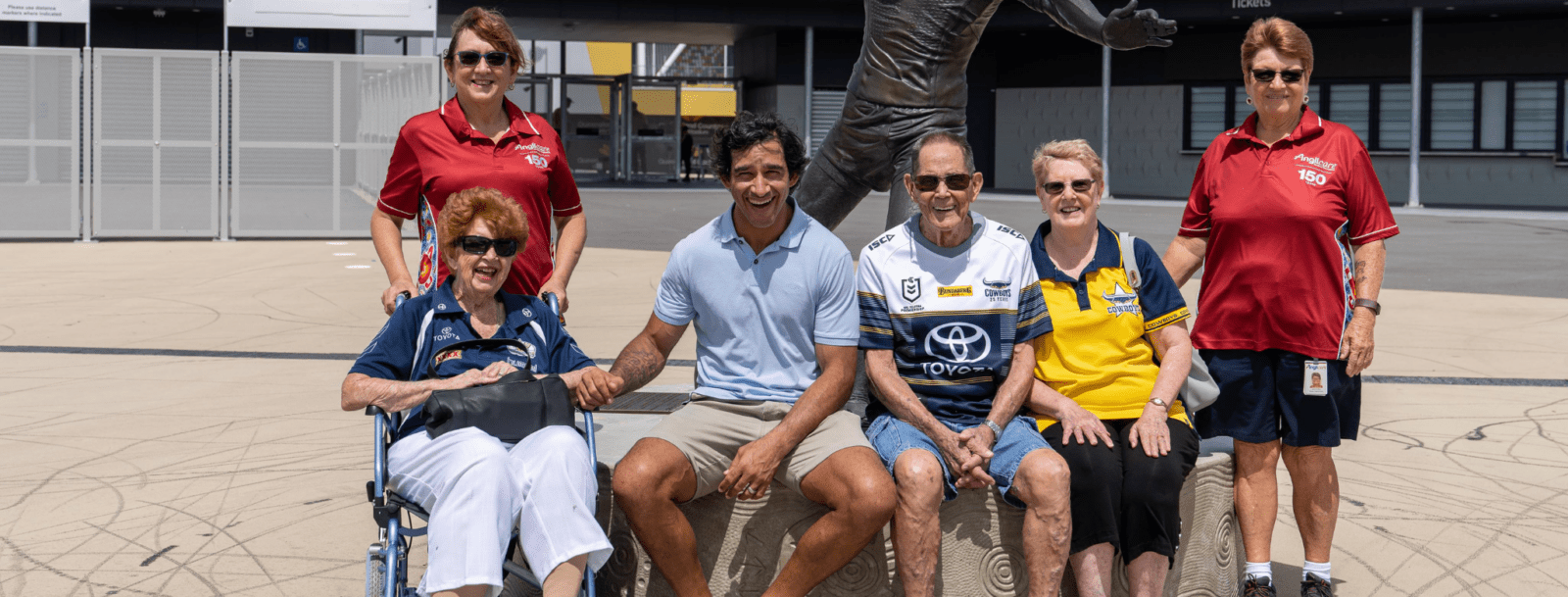 Jenny and client pictured with Johnathan Thurston
